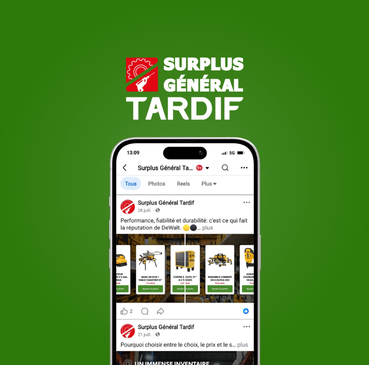 Surplus Général Tardif